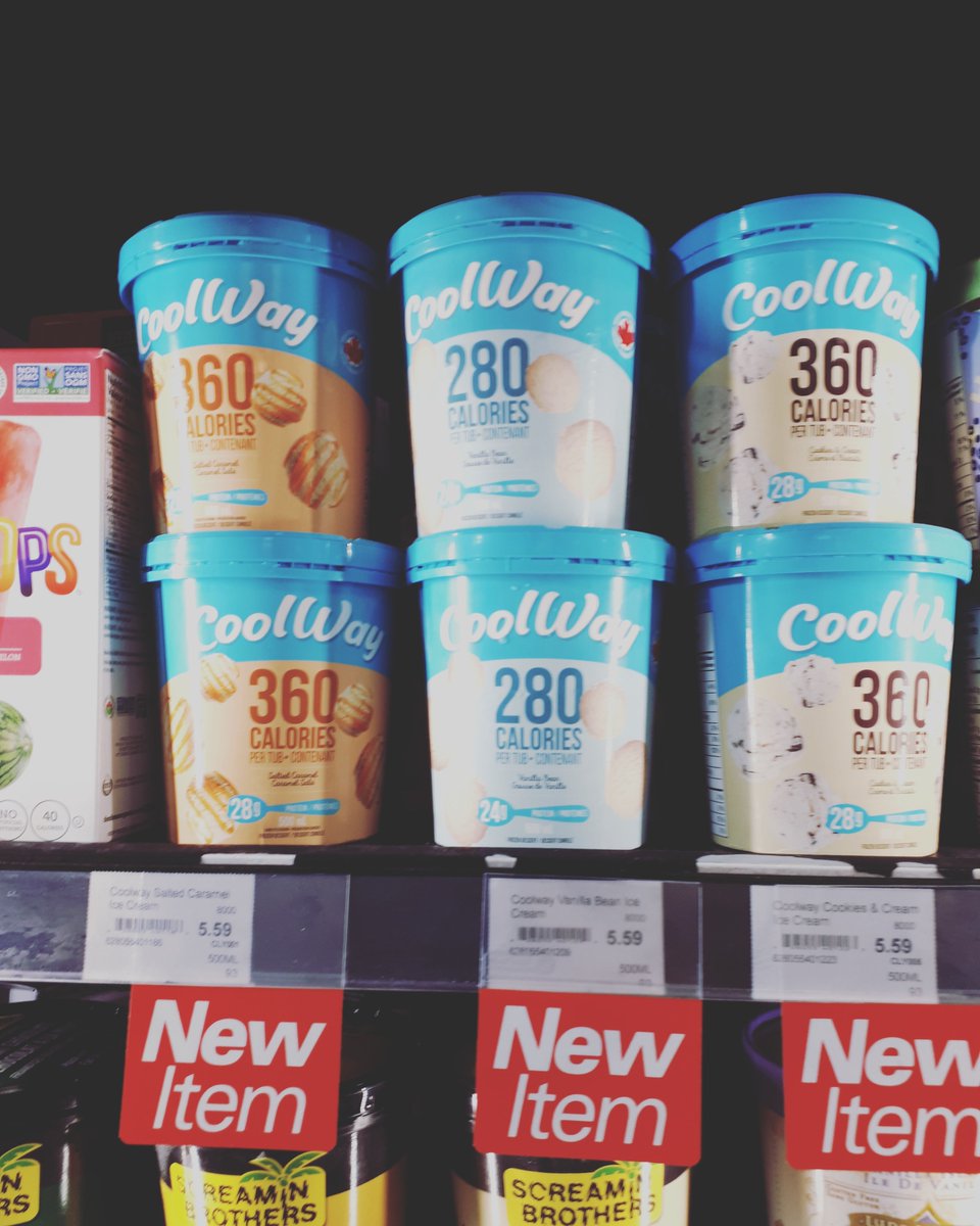 SimplyDelish35's tweet image. #coolway #icecream
Great way to #cooldown with a reduced amount of #calories 😎

#NewItem ❤️ #yumyum #ProteinIcecream #VernonBC