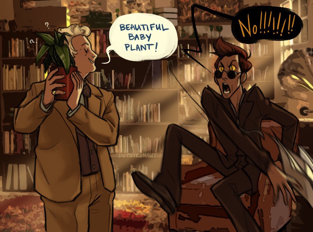 dotstronaut's tweet image. You all know what this is about. #GoodOmens #ineffablehusbands #aziraphale #crowley
