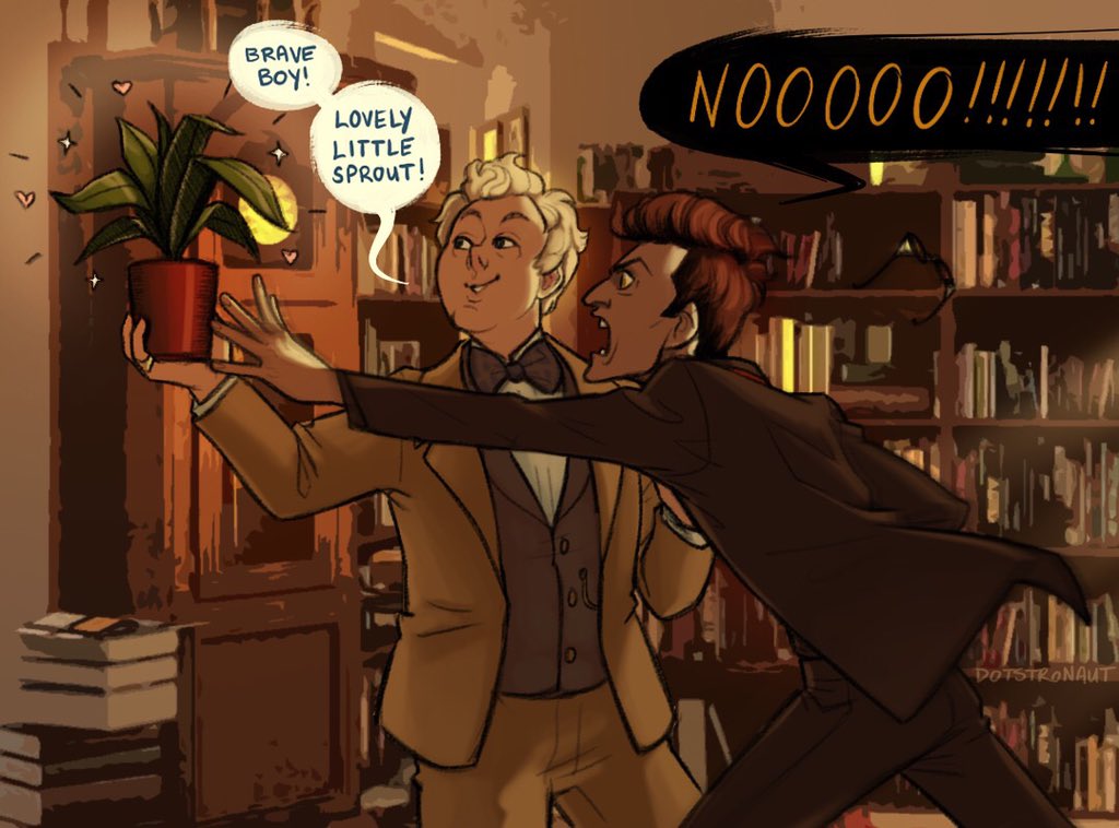 dotstronaut's tweet image. You all know what this is about. #GoodOmens #ineffablehusbands #aziraphale #crowley