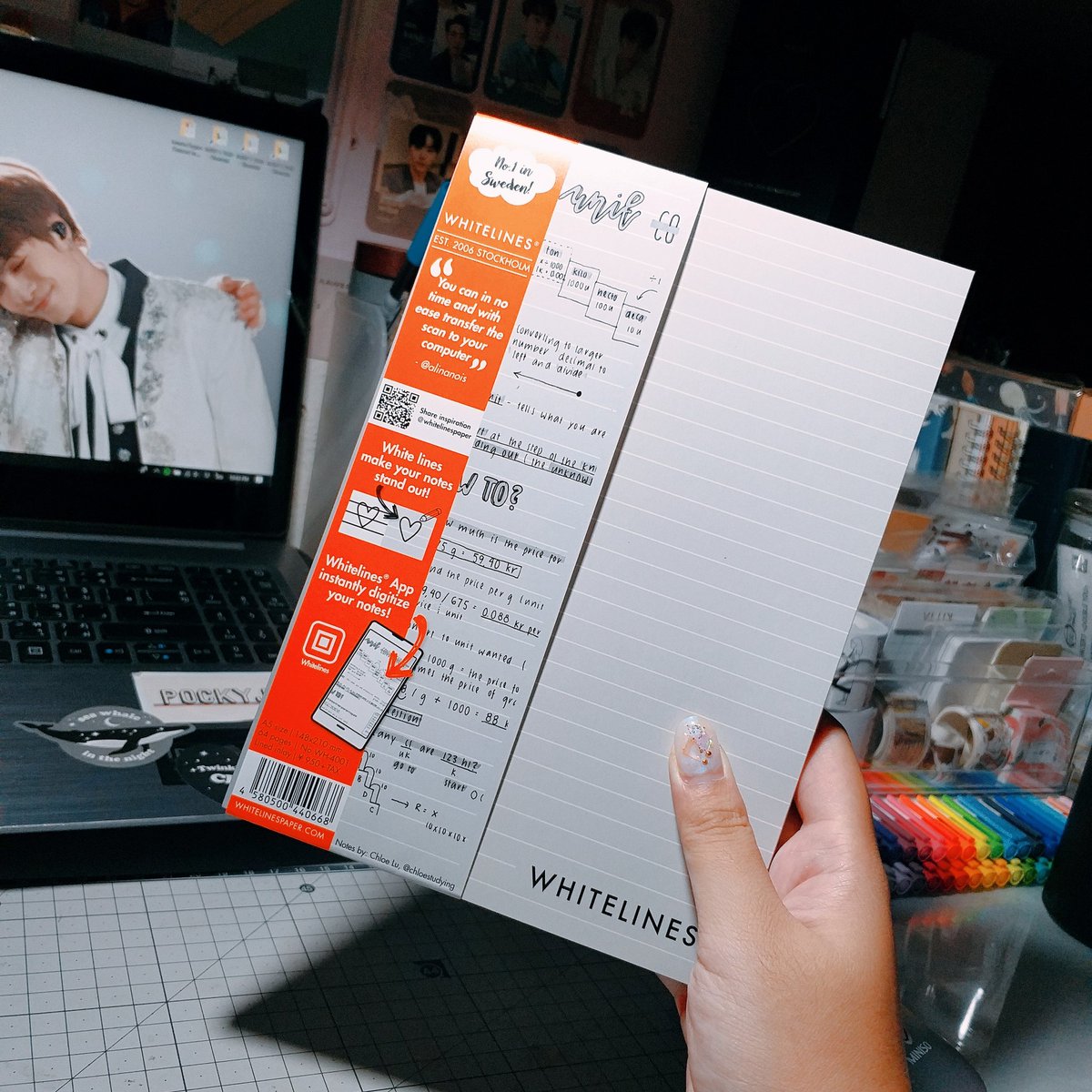 ppp_prime's tweet photo. 🍒สมุด Whitelines รีวิวรอบที่ 2 แล้วเพราะได้ลองแบบสันเย็บด้าย ได้จากร้าน @thepenpaper นำเข้าจากญี่ปุ่น made in Japan เลย กระดาษดีมากกกก ผิวกระดาษลื่นมากกก ง เล่มเก่าของเราที่เคยรีวิวว่ากระดาษหยาบนั่นผลิตที่ประเทศอื่นนะ 555 #รีวิวเครื่องเขียน https://t.co/C9bKIQhKgP