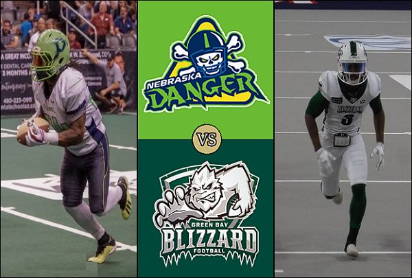 SCtoC's tweet photo. FIRST ROUND RECAP: Late Sapp-Lynch TD, def. stand send @DangerFootball to the conference championship round with 45-40 win over @gbblizzard. Danger to play next on June 29 (opponent TBD).
@IndoorFtballLge #IFL #IFLPlayoffs #NEBvsGB #GoDanger #GoBlizzard
https://t.co/8TKMnmkAfQ https://t.co/QgHZViywLn