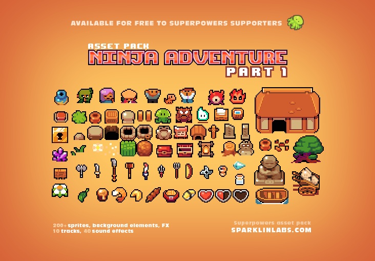 PermadiMobile's tweet photo. Need #gameart or #gameaudio ? Checkout the 'name your own price' Superpowers Asset Pack. https://t.co/vjDwu5eC6V

@CoronaLabs #gamedevelopment #gamedesign https://t.co/i039Hk7cV9