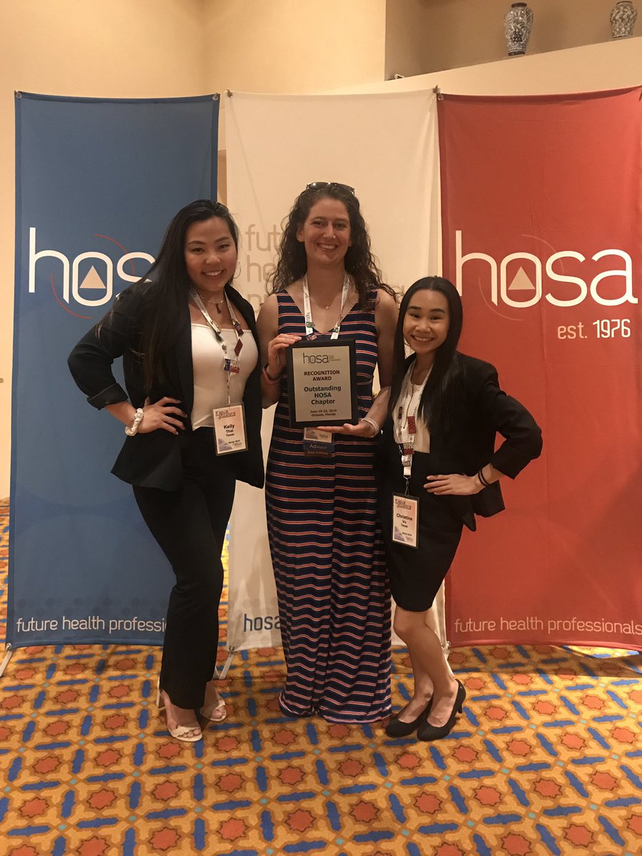 nghsHOSA's tweet photo. Our 2018-2019 HOSA chapter is an Outstanding HOSA Chapter INTERNATIONALS WINNER!! https://t.co/Sp7rI9M9is