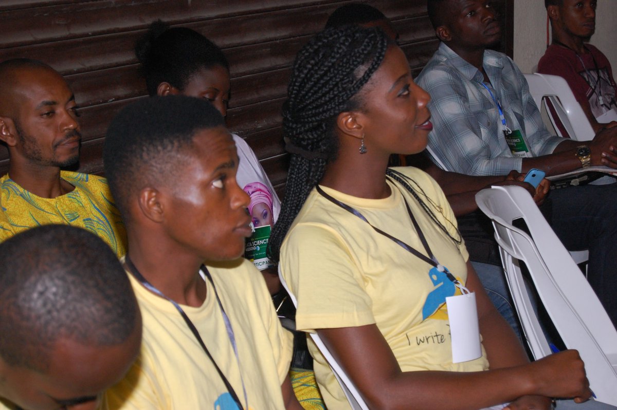 ashpotNG's tweet photo. It was wow! yesterday as we hosted @AbiaPython for their first ever #DSWeekend2019. Event continues today from 8:00am. Be there! https://t.co/Q5CMLAOqqT