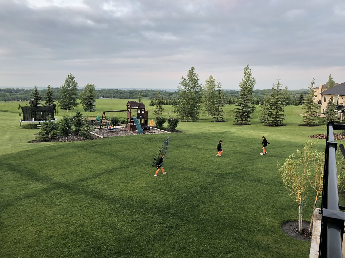 Kswatter's tweet photo. Sleepover after practice - They can do anything they want, and they still choose to play. Teammates make the best friends! ❤️ #WhyIPlayYYC @cmsasoccer @BlizzardSoccer_ #minorsoccerweek https://t.co/HLHt29kgke