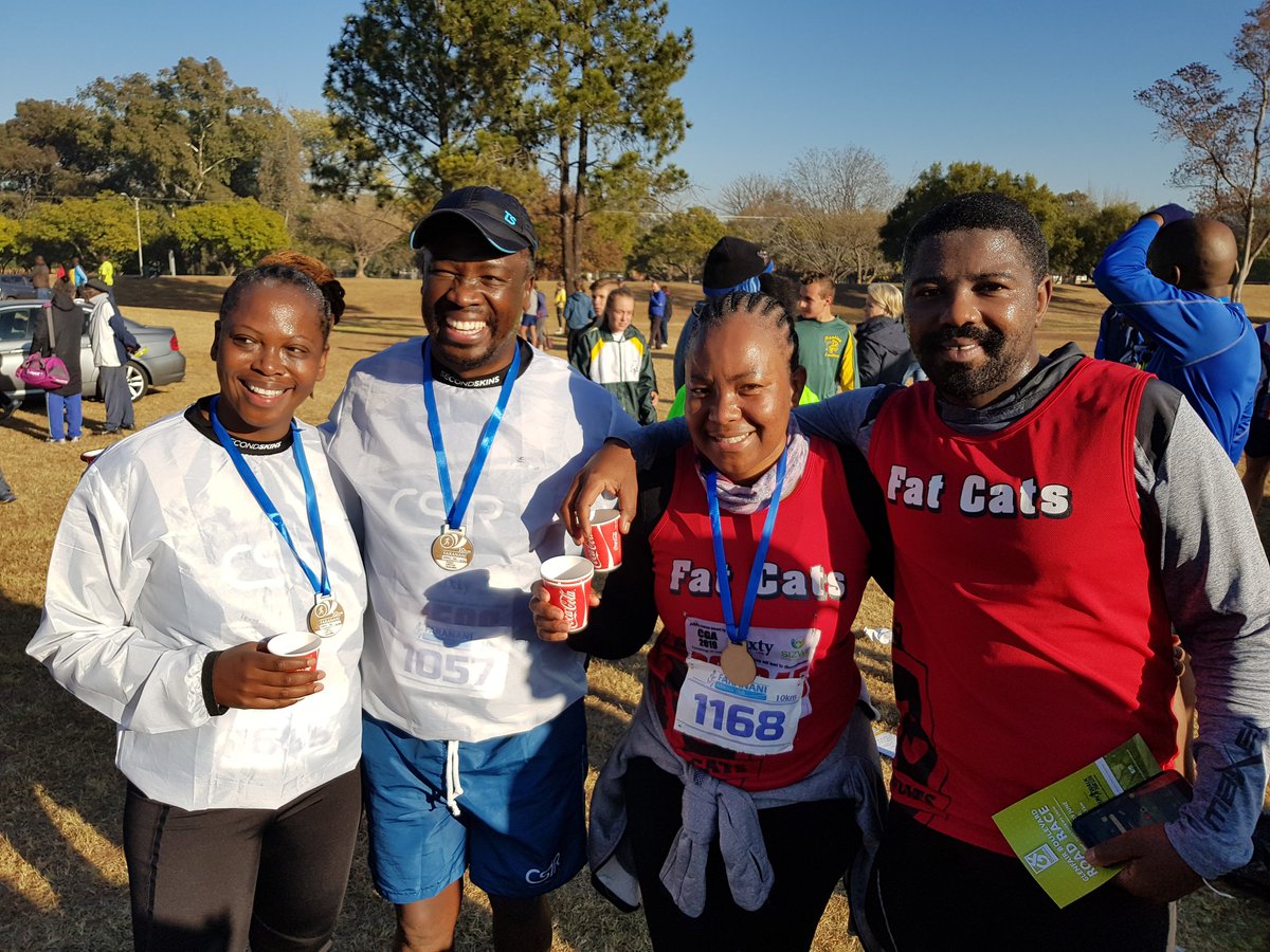 CSIR_run's tweet photo. Running things with the cats at the #faranani AGN Far winter challenge @fatcats_ac @tebza0808. "Washie pace" : Mohlomi 😊 https://t.co/ggpKwpDqAJ