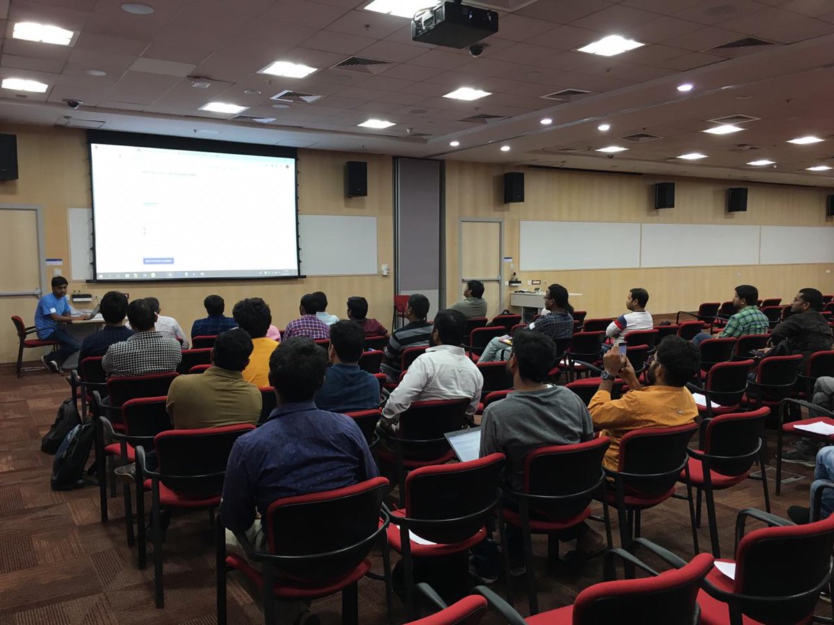 ankitsharma_007's tweet image. Had a great session on #angular forms today at @CsharpCorner hyderabad dev meet.
#devmeetup #hyddevmeetup #microsoftusergroup 
@dbeniwal21 @mcbeniwal @Prakash_MANIT @mohitv29