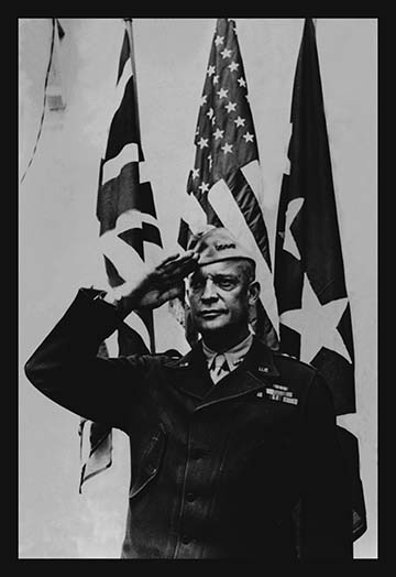 Saluting Eisenhower -#Art Print #WorldWarI #Military LEARN MORE---> postercrazed.com/product/saluti…