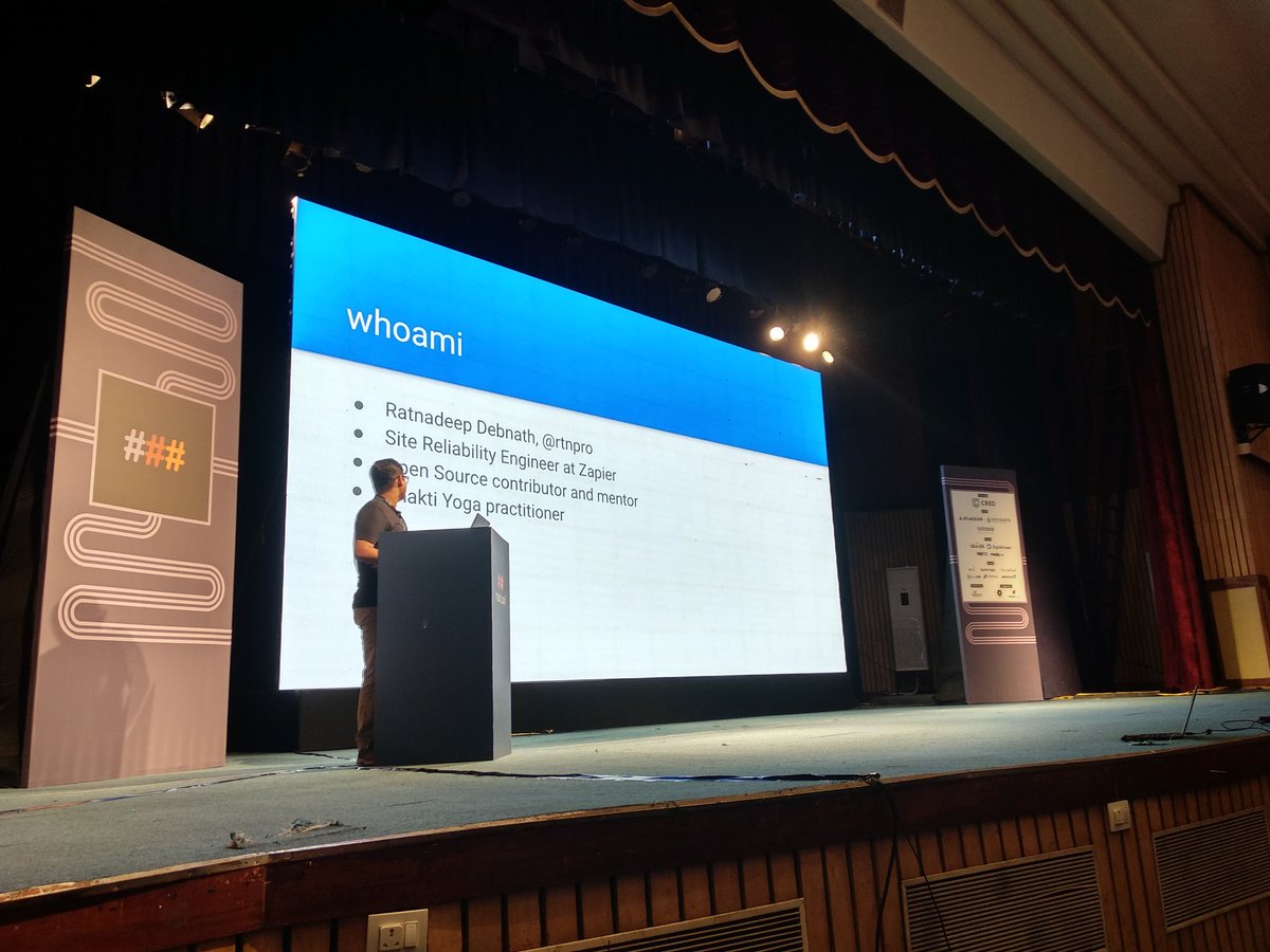 surajd_'s tweet image. .@rtnpro of @zapier talking about
Scale #MySQL beyond limits with #ProxySQL
@rootconf
#rootconf