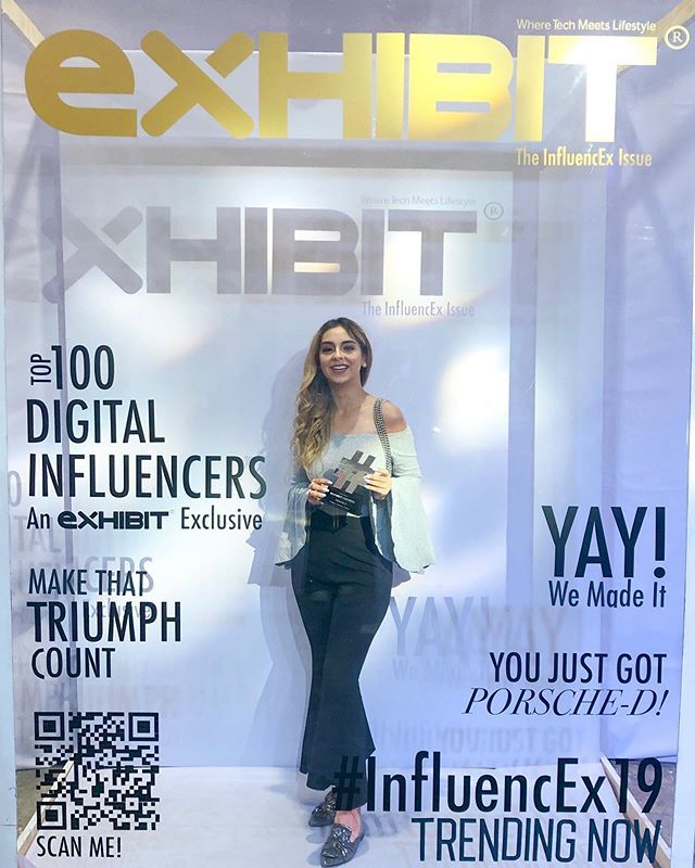 AanamC's tweet photo. Top Beauty Influencer 2019 ๐ Thank you @exhibitmagazine for this felicitation ๐ #InfluencEx19 https://t.co/o6l947udS0 https://t.co/vBicaaUhyt