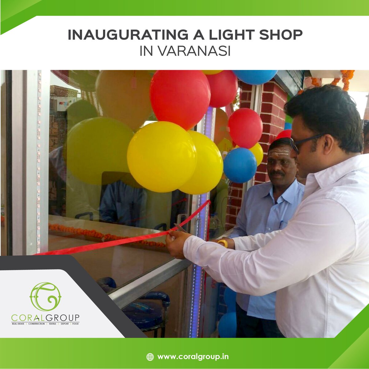 Mr. Khalid Ansari embarking on a new venture by inaugurating a retail store. 

To know more Call : +91 542 2397777 or visit : coralgroup.in

#RealEstate #CoralGroup #CoralGreensBuildtech #Varanasi