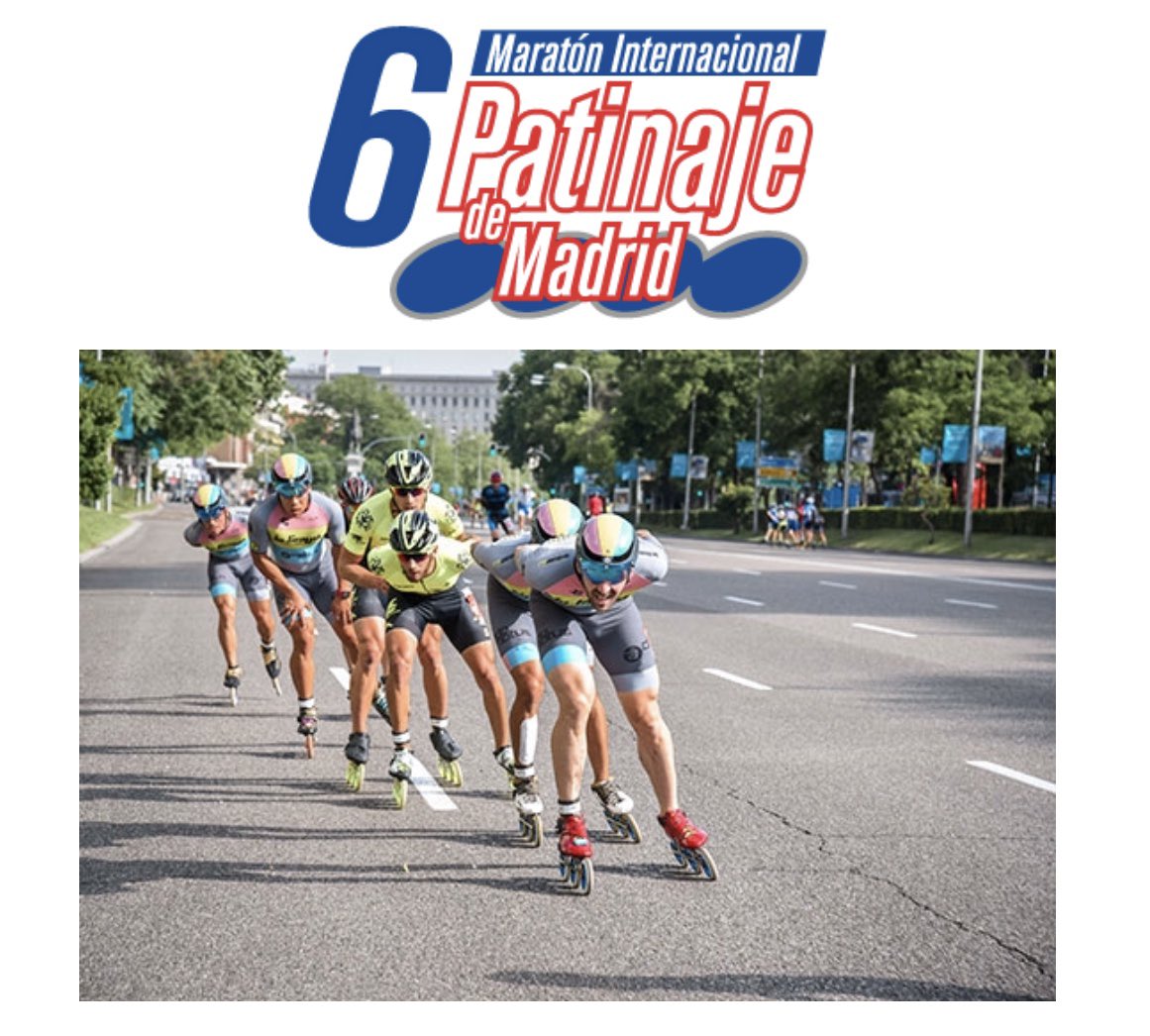 👉🏽Te recordamos los datos principales de la carrera: .
Fecha: Domingo 23 de Junio.
Lugar Salida y Meta: Plaza de Colón.
Hora de salida Maratón y 1/2 Maratón: 10:00h
Hora de salida Patinada Popular: 13:00h

#maratonpatinaje #maratonpatinajemadrid #patinar #deportesmadrid