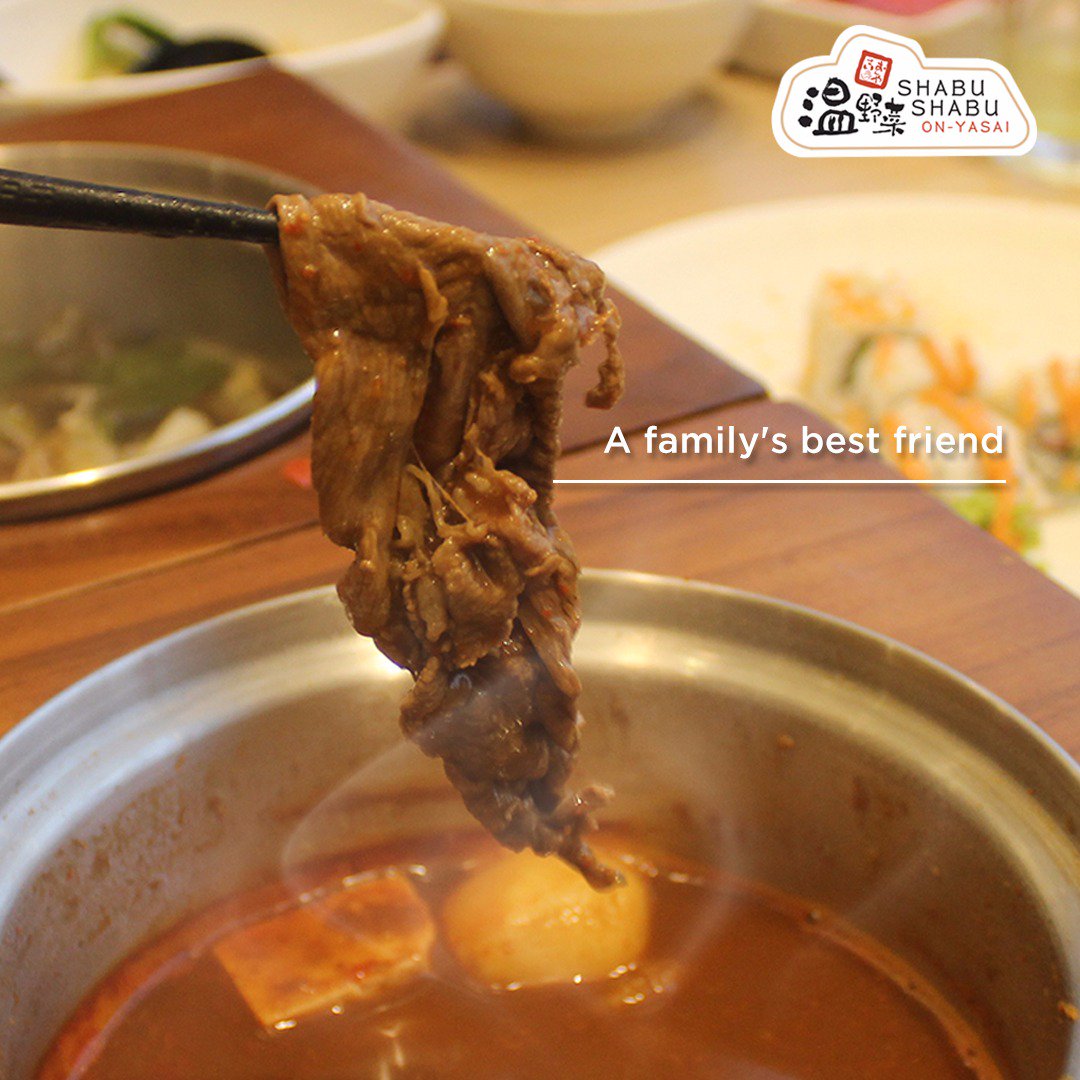 OnYasai_ID's tweet image. On-Yasai is an all-you-can-eat shabu-shabu that serves tasty beefs, yummy soups, fresh veggies, family-friendly place and lots of side dishes ready to be your family&apos;s best friend.

For more Menu information, visit our website: on-yasai.id

#OnyasaiID #shabushabu