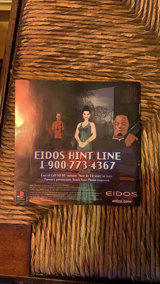 DiMentoXP's tweet image. My kids will never understand...
#PS1 #FearEffect