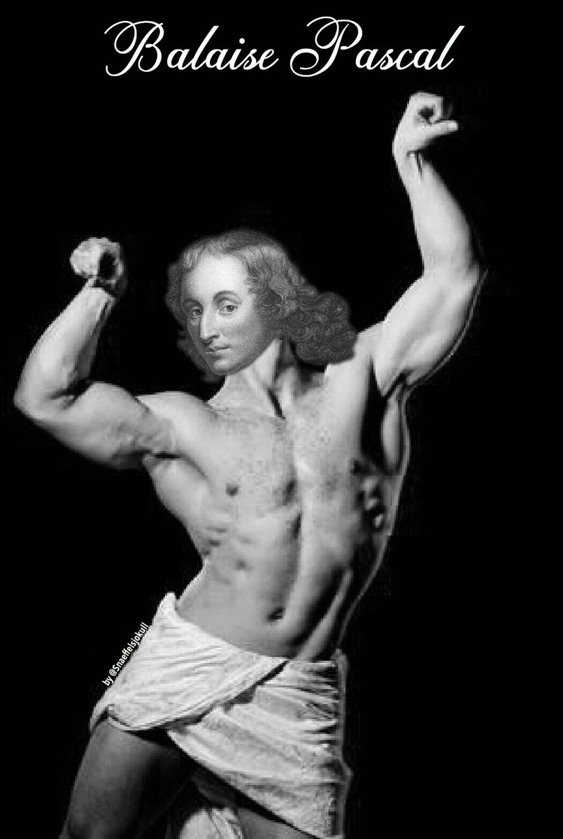 BALAISE PASCAL

#RetirezMoiPhotoshop #DansTonCulturel #BlaisePascal #Philosophie #BacPhilo2019 #BacMaths2019 #Bac2019 #Pensées #Culturisme #Bodybuilding