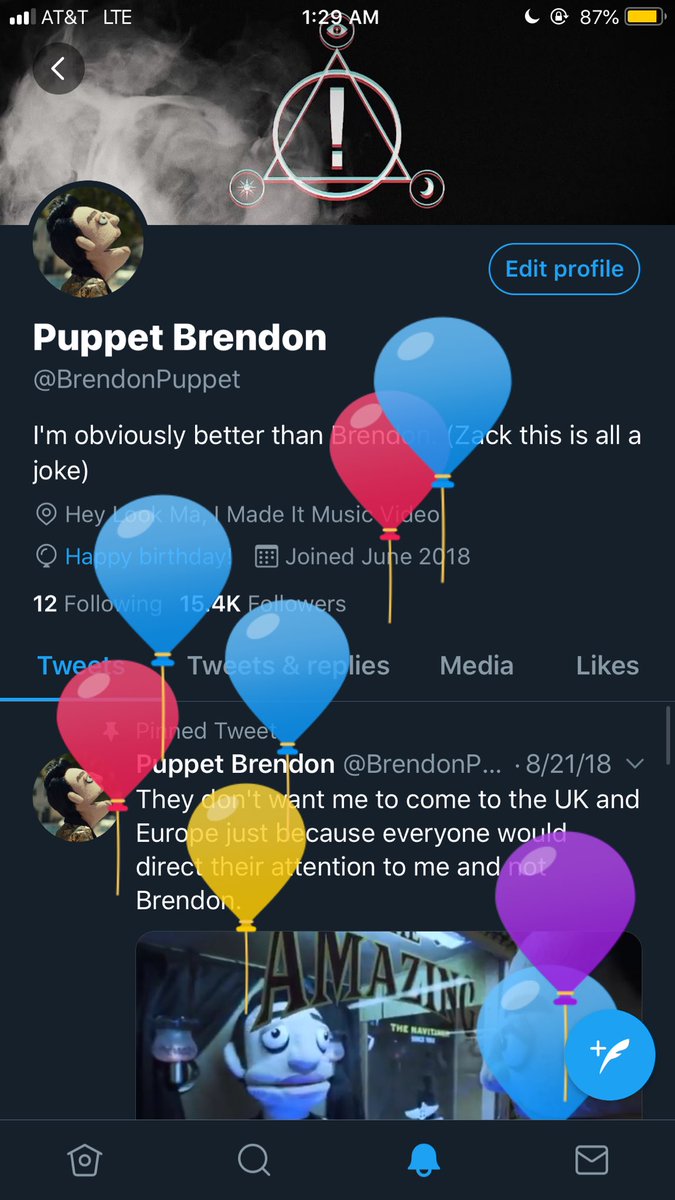 Puppet Brendon tweet media