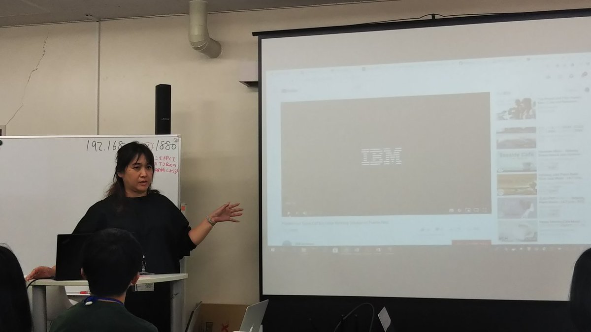 hayakumi8893's tweet image. 最後に加藤さんからCall for Codeのご紹介～
#TJBot #TJBotzero #bmxug #CallforCode