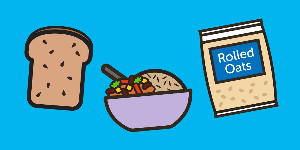 CR_UK's tweet photo. Eating more wholegrains can reduce your risk of bowel cancer. Buying bread? 🍞 Don’t get caught out by multi-seed breads that aren’t wholegrain! Make sure to look out for ‘whole’ before wheat, at the top of the ingredients list: https://t.co/WyI2zG1ING #wholegrainweek https://t.co/y6FeVxgeQ2