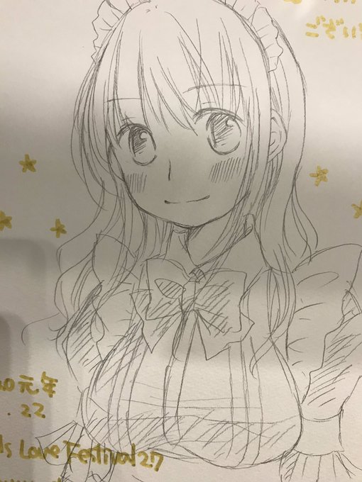 GLFesありがとうございました!今日のスケブです。次のイベントは夏コミです。また頑張りますのでよろしくお願いします☺️✨ 