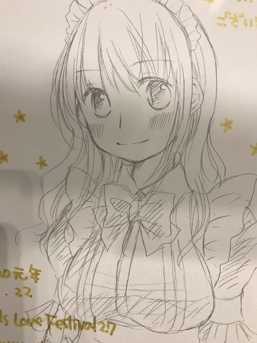 GLFesありがとうございました!今日のスケブです。次のイベントは夏コミです。また頑張りますのでよろしくお願いします☺️✨ 