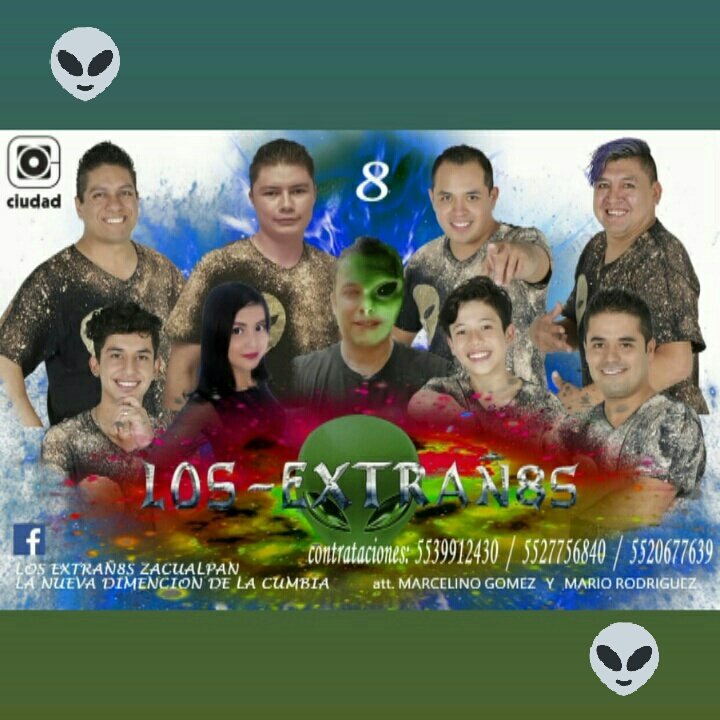 #EXTRAÑ8SFANS 
#LANUEVADIMENSIONDELACUMBIA

👽🎶👽 y que siga la cumbia
<a href="/GExtranos/">Los Extrañ8s</a>