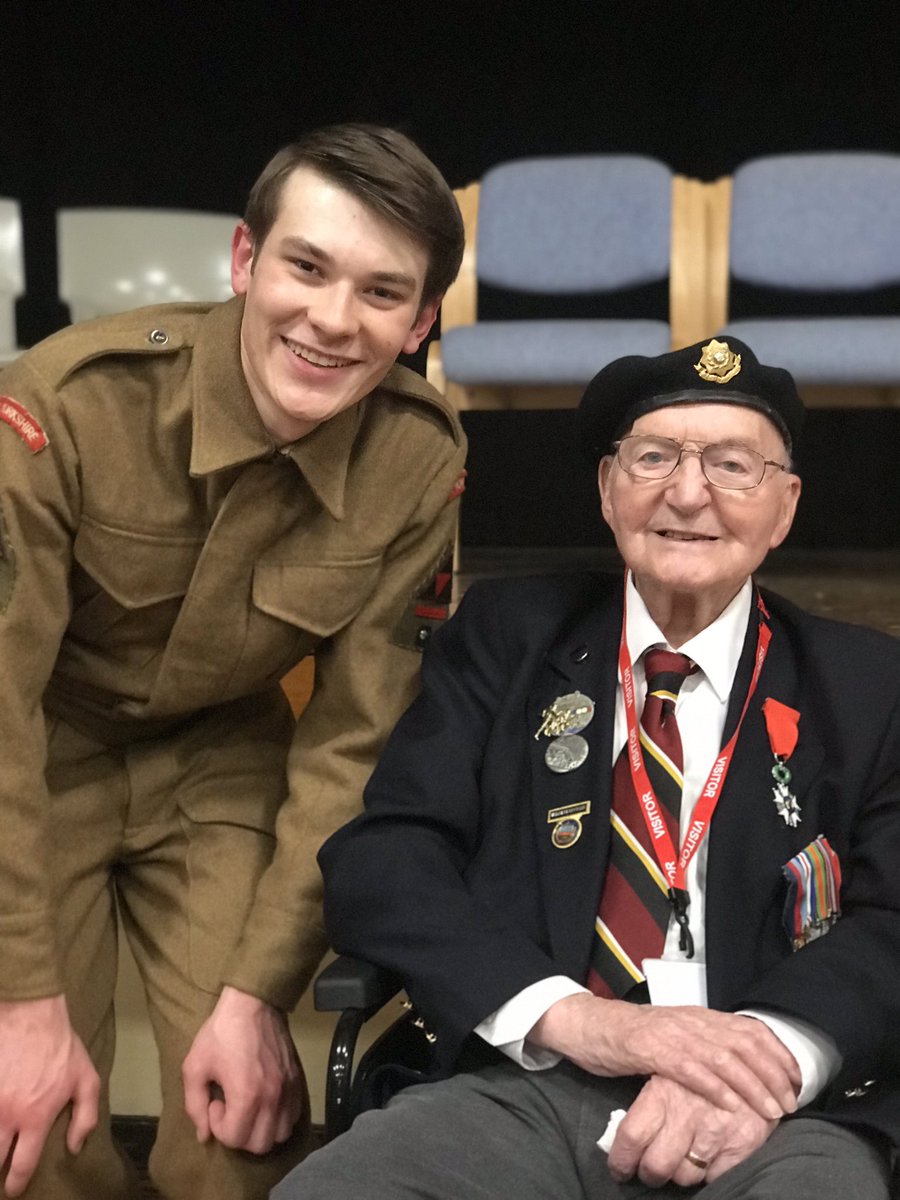 HoltsTours's tweet image. It was wonderful to see the @YorkWW2DDayVets with their young counterparts at the @EverwitchTC performance of #BombHappy at @HuntingtonYork. We were proud to be one of the sponsors of the event &amp;amp; again pleased to see how students engaged with it.