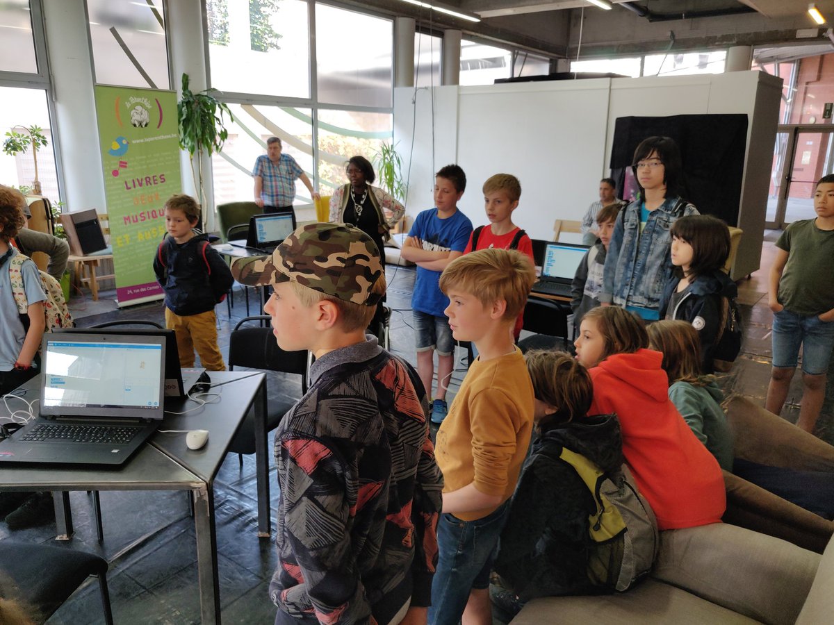 pbalancier's tweet image. Démarrage de la game jam jr @PointCulture_be @KodoWallonie #WallCode @digitalwallonia
