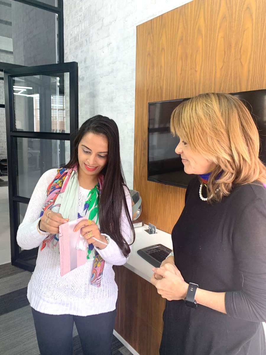 Saumya272799's tweet photo. I had a very fruitful #meeting with the other #AdvisoryBoardMembers of ARRO last evening. It feels great to be working for such a beautiful cause of #animalrescue. The ARRO CEO Juanita Aitkenhead gifted me a car magnet with ‘ARRO Brand Ambassador’ written on it. #arrosouthafrica https://t.co/8xCSYTNPMY