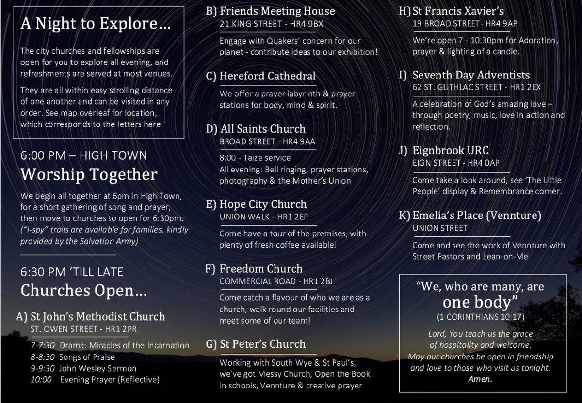 There is a lot going on in the Team today. The Trinity Tea party and night of the churches at AllSaints. Be great to see you all there!