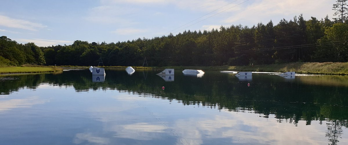 Martha_Caddell's tweet photo. What a morning! Swim. Coffee. Wakeboard. There's a new race format in there, I'm sure. #WeekendsMatter https://t.co/UpnB2tSDds