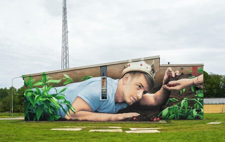 brababella's tweet photo. #Streetart [1591] – #BKFoxx, #Nunca, #DanielleWeber https://t.co/LDX26XhwIa in evidenza il #murae di BKFoxx a #Stenkullen, Svezia #arteurbana #urbanart #murals #muralism https://t.co/eEY45gVsg8