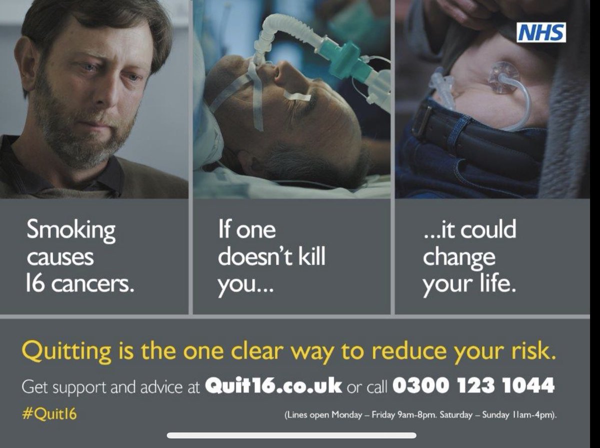 If you smoke then you are twice as likely to develop stomach cancer. This is because some cigarette smoke is swallowed, &amp; the chemicals damage cells in the stomach.  

It is easier to quit with support.

Visit quit16.co.uk