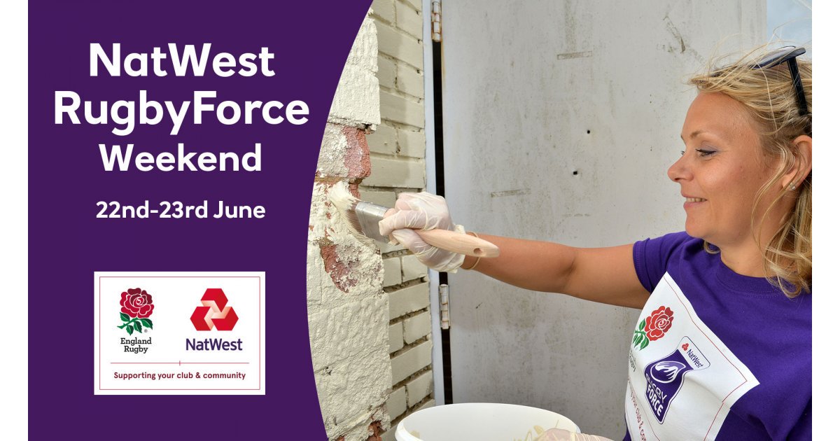 WboroRFC's tweet photo. It's our club weekend and the ☀ ☀ is out! Lots of jobs to do.
Please come and help your club for a few hours.
🍻 And a 🍔 for volunteers 👍
#RugbyForce #ClubWeekend #oneclub https://t.co/xM3CsnXrU7
