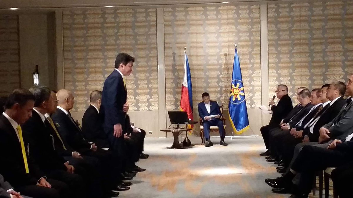 PTVph (@ptvph) on Twitter photo Pres. #Duterte meets 20 Thai businessmen on the sideline of the 34th ASEAN Summit. | via <a href="/PaulineRequesto/">Pauline Requesto</a> Pres. #Duterte meets 20 Thai businessmen on the sideline of the 34th ASEAN Summit. | via <a href="/PaulineRequesto/">Pauline Requesto</a>