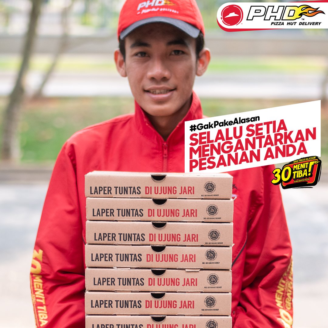 phd_id's tweet photo. Kemanapun dan kapanpun #PHDid selalu siap mengantarkan pesanan kamu #30MenitTiba #GakPakaiAlasan https://t.co/m3Lgd1bnyo