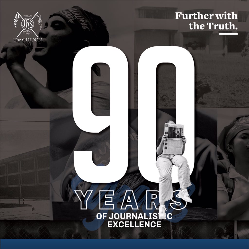 TheGUIDON's tweet image. The GUIDON has served as the Ateneo’s voice of truth for 90 years. The publication strives to uphold its legacy through innovative storytelling that asserts the youth’s role in the larger context of nation-building.
