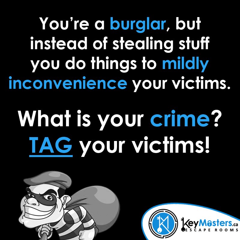 KeyMasters_ca's tweet image. What's your crime?
TAG your victims!
KeyMasters.ca