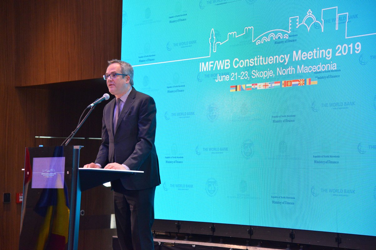The representatives of the #IMF and <a href="/WorldBank/">World Bank</a> gave high praises for the reform processes in Republic of North Macedonia!

#ConstituencySkopje2019