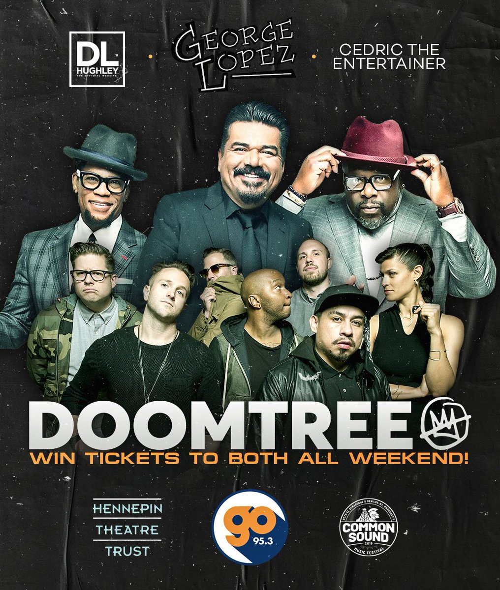 Go953mn's tweet photo. All weekend we're hooking ya up with @DOOMTREE #CommonSound tickets + Minneapolis Comedy Festival!
Check the Cheat Sheet for winning times: https://t.co/VzfV3n6o9O https://t.co/8k1C5gTItQ