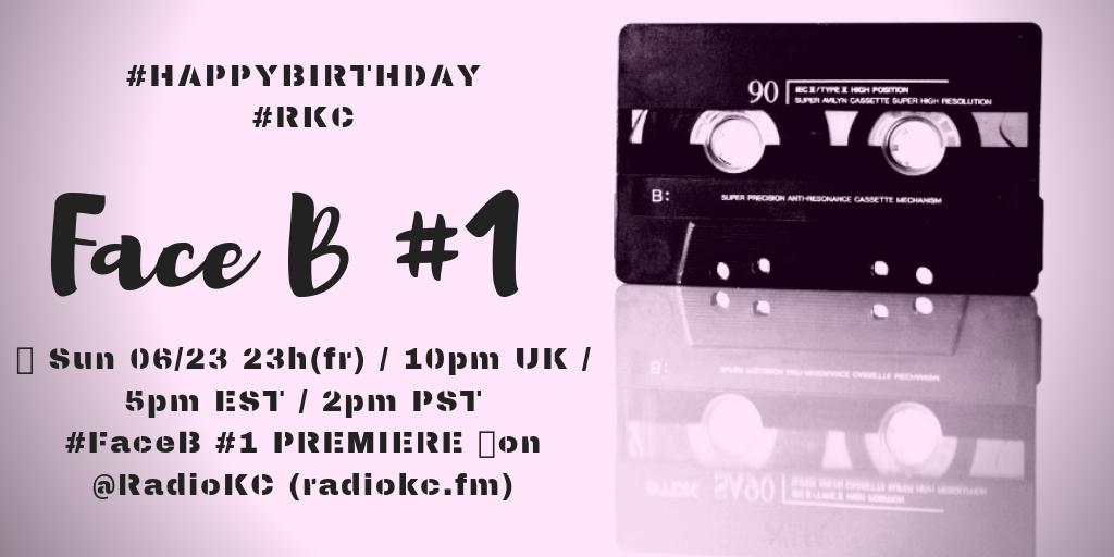 🎸 Sun 06/23 23h(fr) / 10pm UK / 5pm EST / 2pm PST
#FaceB #1 PREMIERE 🎸on @RadioKC with

@MidtownSocial
@cahoneydrops
@orgonemusic
@HanniElKhatib
@danauerbach
@MojoJujuMusic
@brianowenstv
@MusicNegrito
#Monarchs (@celeste_krishna)
@Charlottecardin