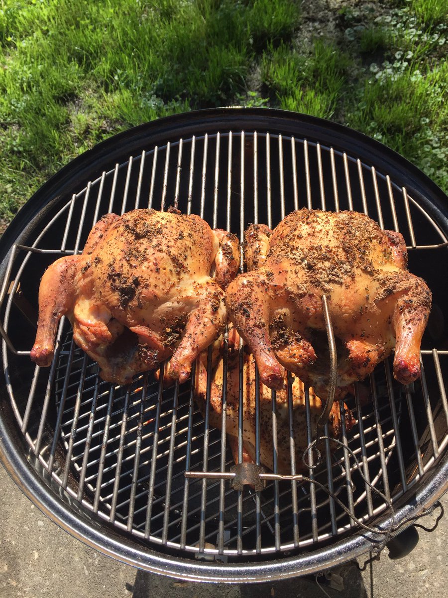 PCAuk's tweet photo. What’s better than #threelittlebirds ?  Even better than #fourcallingbirds ?  FIVE smoked chickens!!!
#lizzygirl19 #kentstatebound https://t.co/0MOmNeS70J