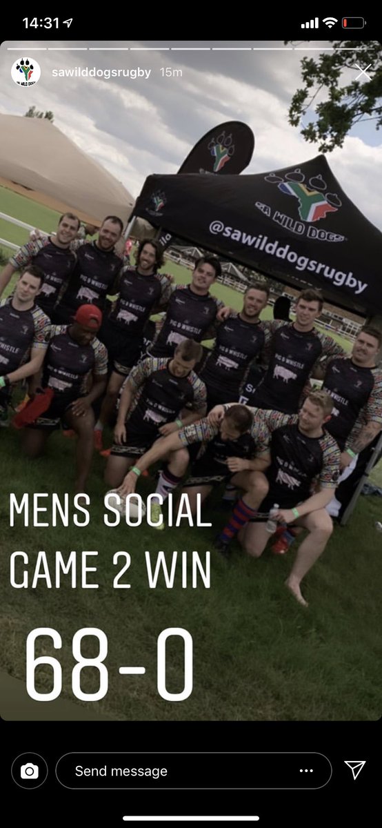 @SAWildDogsRugby doing smashing it at @lit7s @SARugbymag @RamPubs @YoungsPubs #wandsworth #earlsfield #loverugby #southfields @BIIandBIIAB @Blitzboks @ThisisRiverside @SLBizAwards