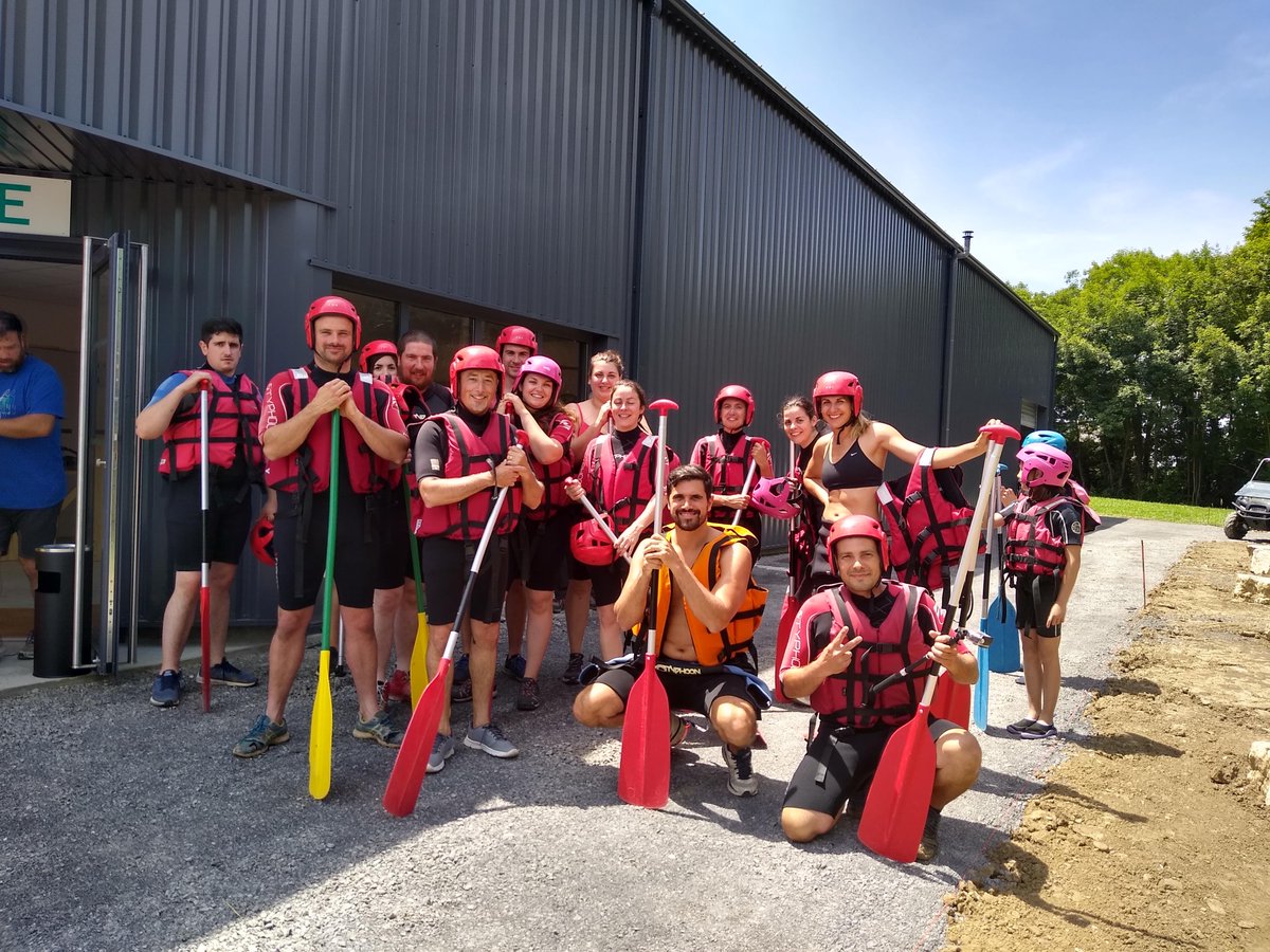 Rafting64's tweet photo. L'été est arrivé 🌞... et ils le savent ! merci beaucoup à tous les groupes qui sont venus aujord'hui !
Come and have fun with us! ✌️😎 #rafting #paintball #accrobranche #summerishere #comeandhavefun https://t.co/Jp1q55dI8Q