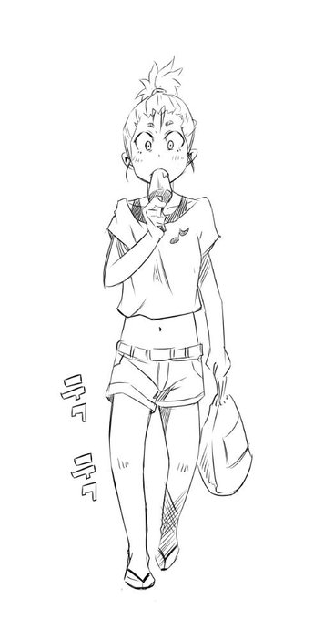 夏っぽいラクガキ 