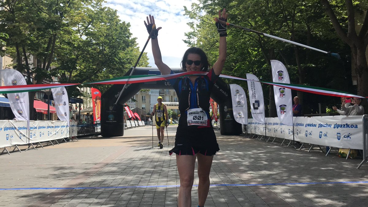 ¡Emoción a flor de piel! ¡Primeras llegadas de Marcha Nórdica en Zumaia! 🙌🏼 con Ramon Alvarez y Arantxa Pinedo en primera posición. 🔝🏆 #zumaiaisdifferent