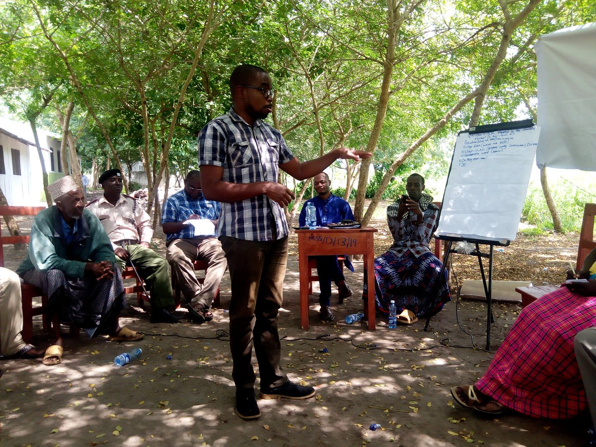 LeahblessedIsra's tweet photo. Happening now at Majembeni sec. School. Discussing on how is ADR(AlternativeDisputeResolution) help/regarded by the community members. And do they trust them/it?@NoorDahir5 @KYBI_ke @LeahblessedIsra @LydiaNdurya @USAIDKenya @DominicMainaMw1 @MohamedShali @SFCG_Kenya @tendasasa https://t.co/Mvo1ACfkeG