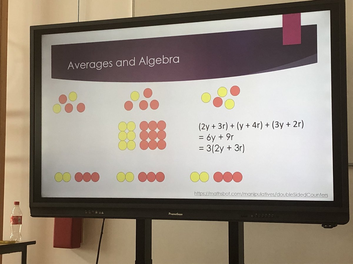Average &amp; Algebra mathsbot.com <a href="/StudyMaths/">Jonathan Hall</a> #MathsConf19