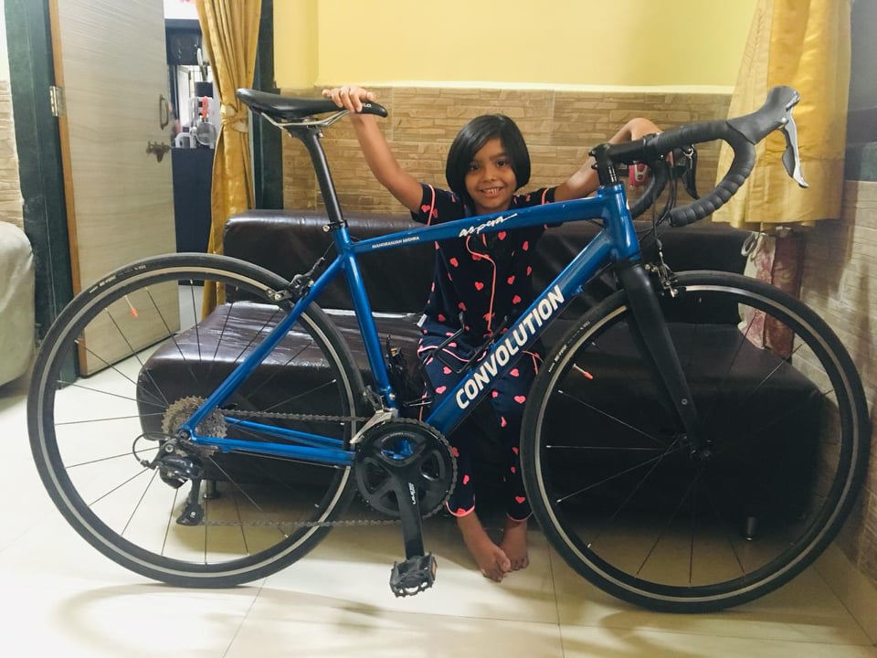 convolutionbike's tweet photo. #aspera New member in one of our Client's family #Convolutionbikes #roadbike #cycling #Pune #Mumbai #Maharashtra #India #cyclinglife #Blues #allseason #brm600 #Endurance #triathlon #Daddyslittleprincess #Indians #brand #performance #bike https://t.co/jJx7ppqKo2