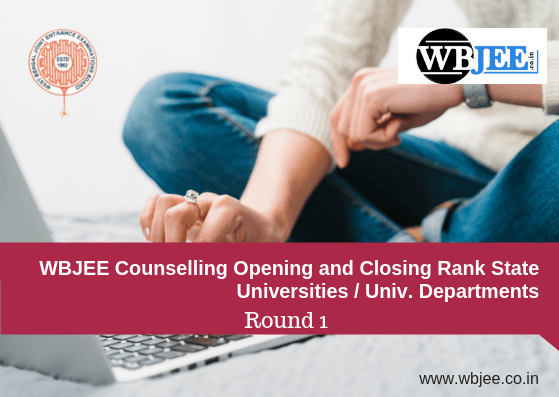wbjeeexam's tweet photo. WBJEE Counselling Opening and Closing Rank State Universities / Univ. Departments Round 1 https://t.co/HcthuBEirD https://t.co/UPiqQeGYFq