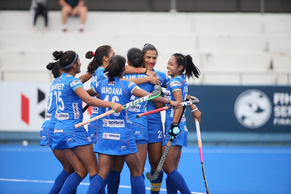 Congratulations to Indian Women’s #Hockey team on defeating #Chile in an exciting semi final match of FIH series hockey tournament in #Hiroshima, Japan. Wish you all the best for #FIHSeriesFinals.#INDvsCHI #IndiaKaGame